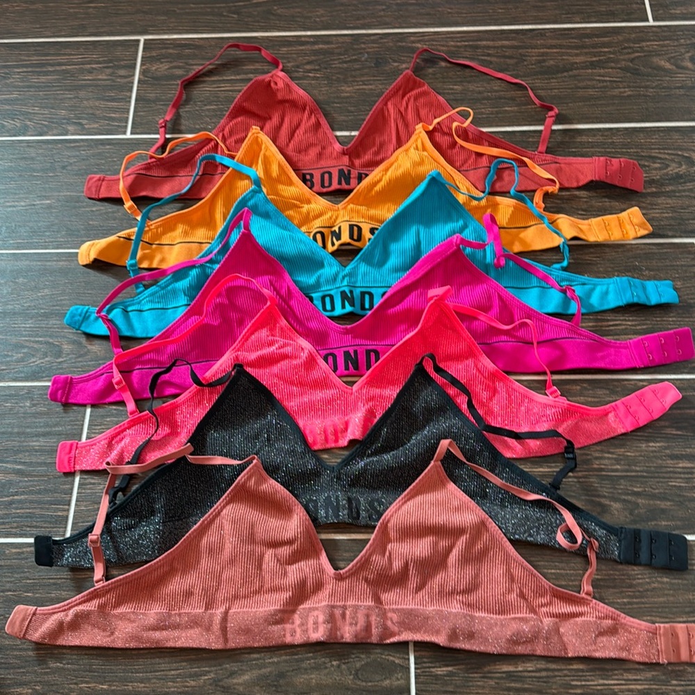 Bonds Australian brand bralettes